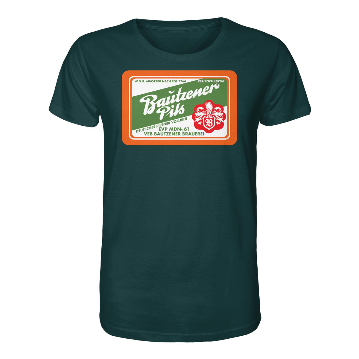 DDR Ostalgie Bio-Shirt Unisex • VEB BAUTZENER BRAUEREI