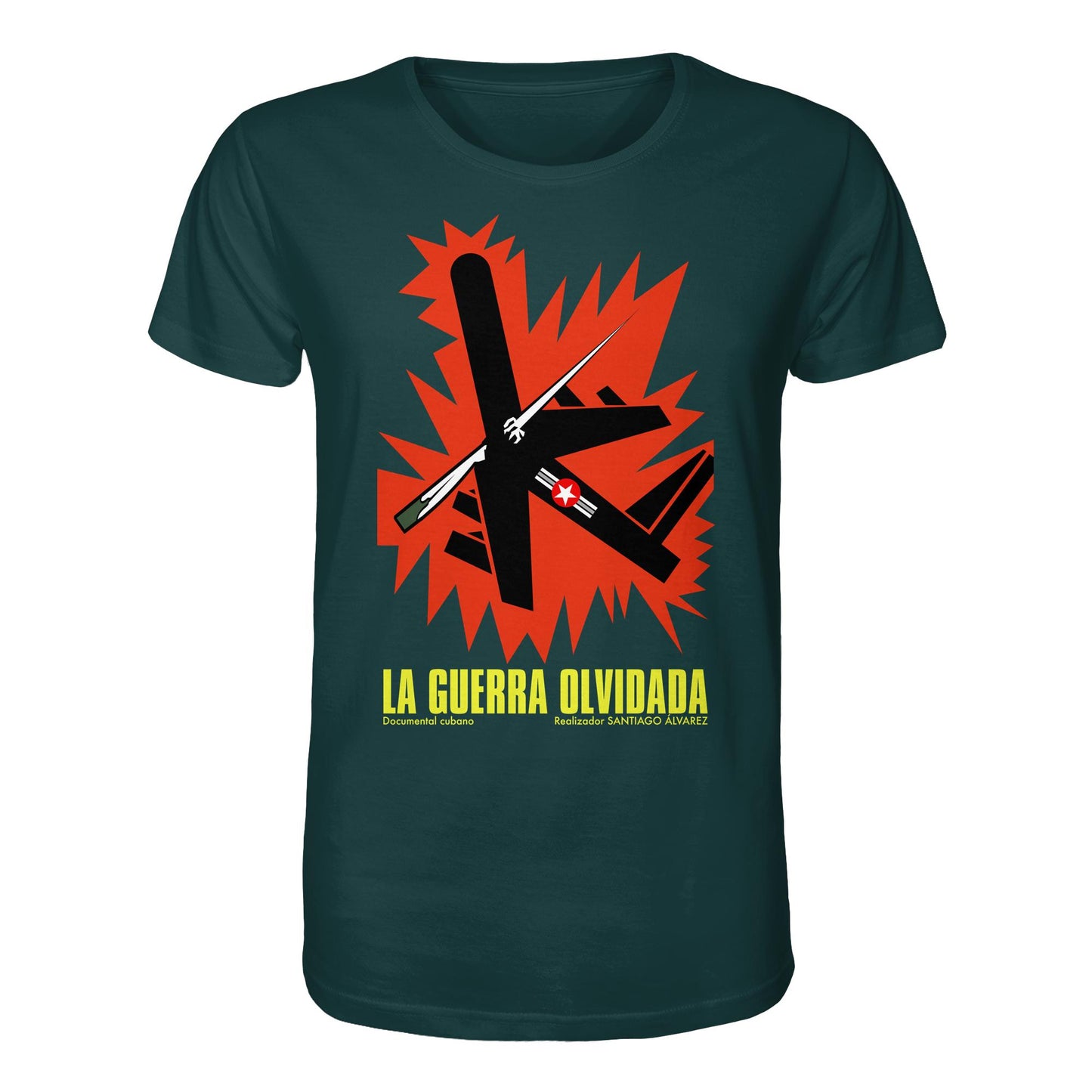 DDR Ostalgie Bio-Shirt Unisex • KUBA - LA GUERRA OLVIDADA (ORIGINAL POSTER)