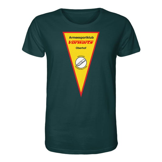 DDR Ostalgie Bio-Shirt Unisex • ARMEESPORTKLUB VORWÄRTS OBERHOF - RENNSCHLITTEN