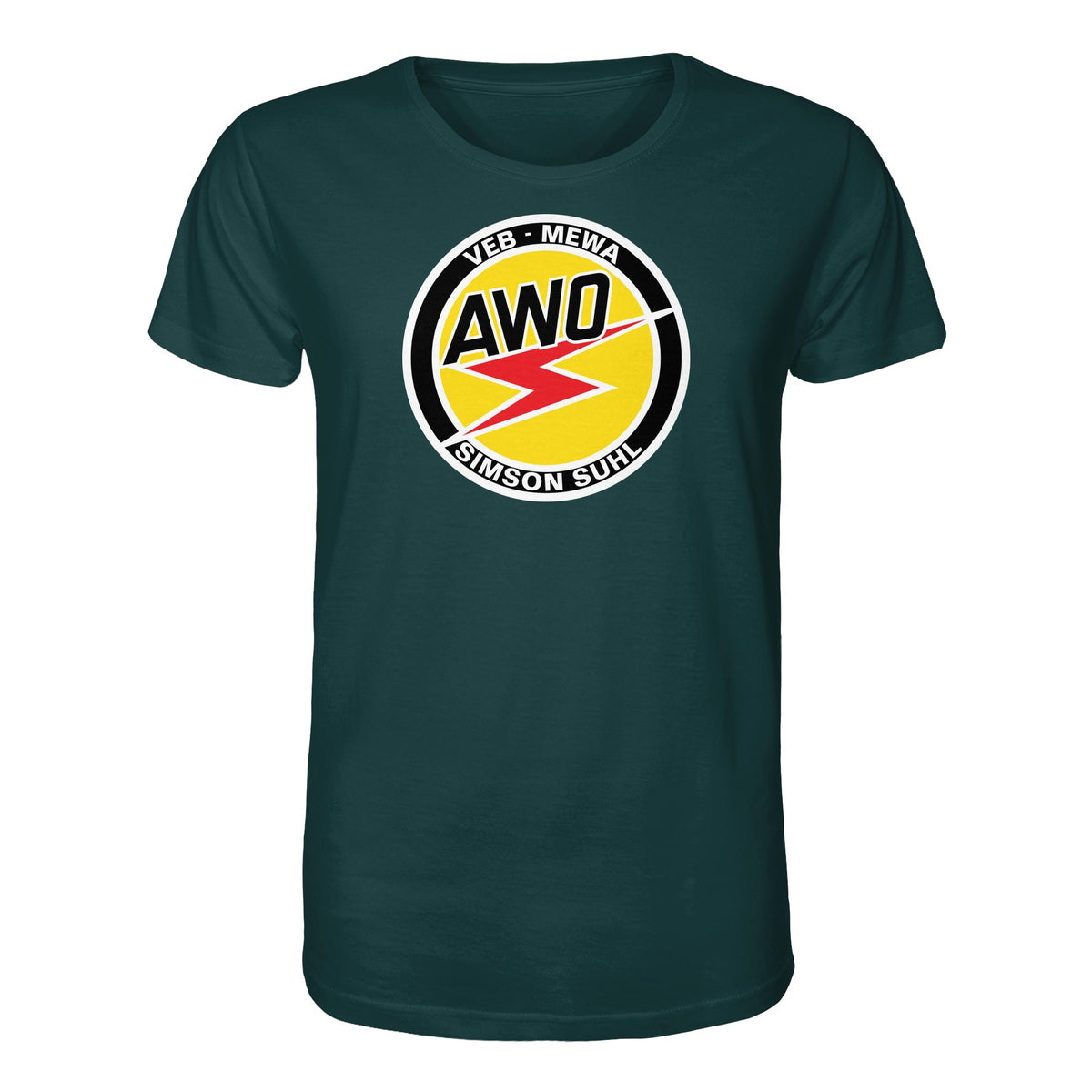 DDR Ostalgie Bio-Shirt Unisex • VEB MEWA - AWO, SIMSON SUHL