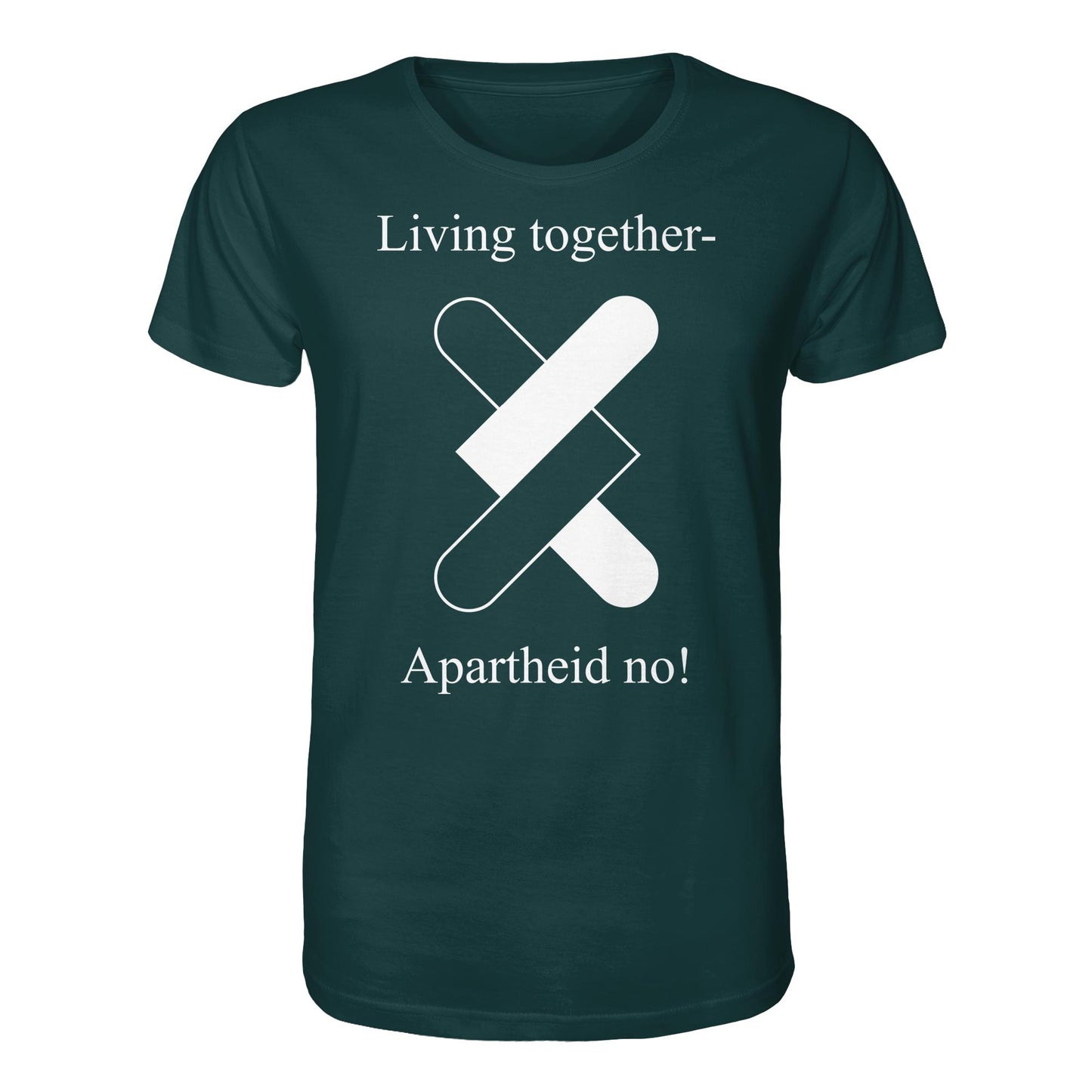 DDR Ostalgie Bio-Shirt Unisex • APARTHEID NO! (ORIGINAL POSTER)