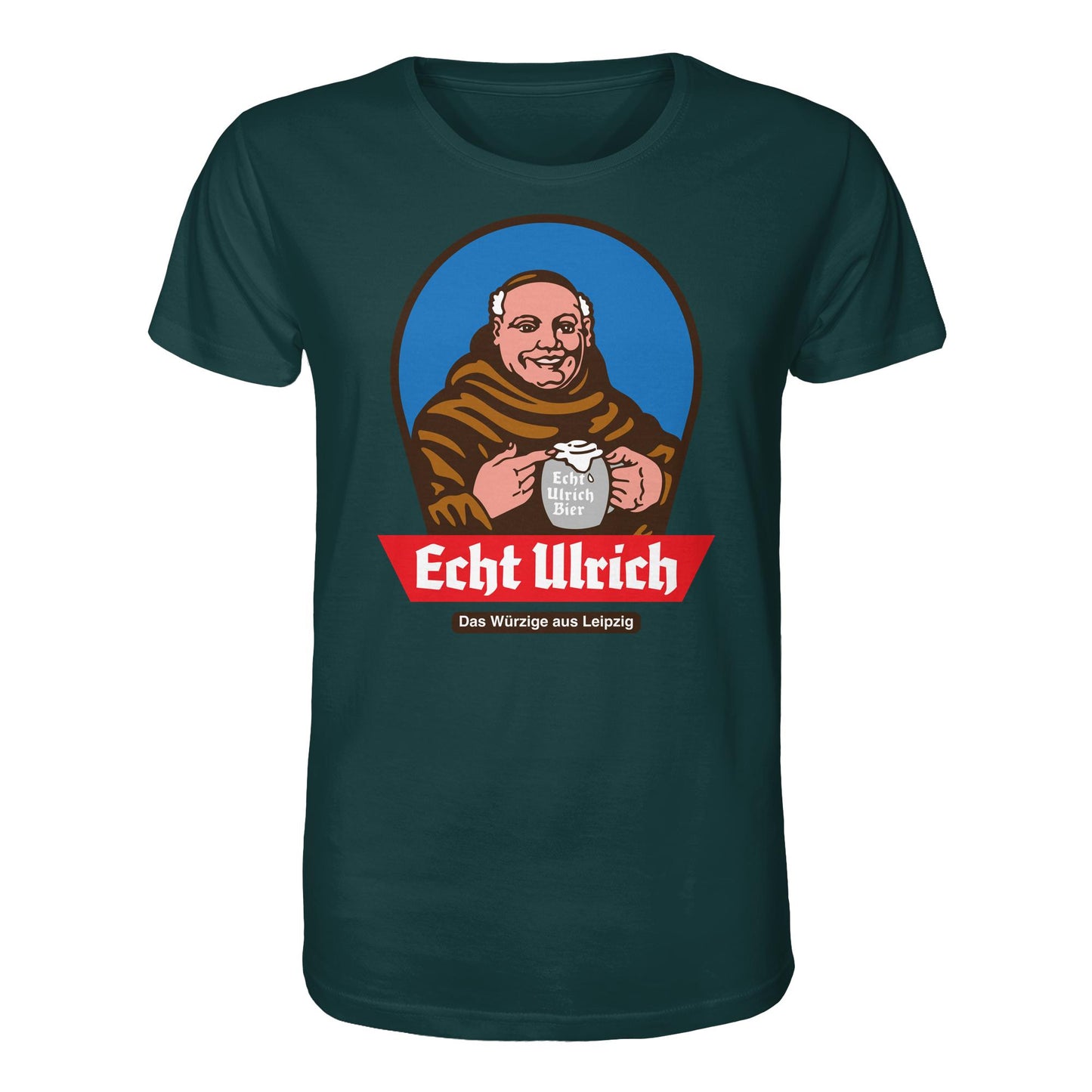 DDR Ostalgie Bio-Shirt Unisex • ECHT ULRICH BIER LEIPZIG