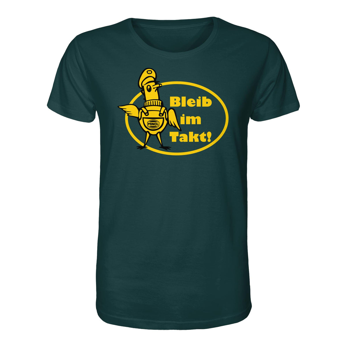 DDR Ostalgie Bio-Shirt Unisex • MINOL - BLEIB IM TAKT