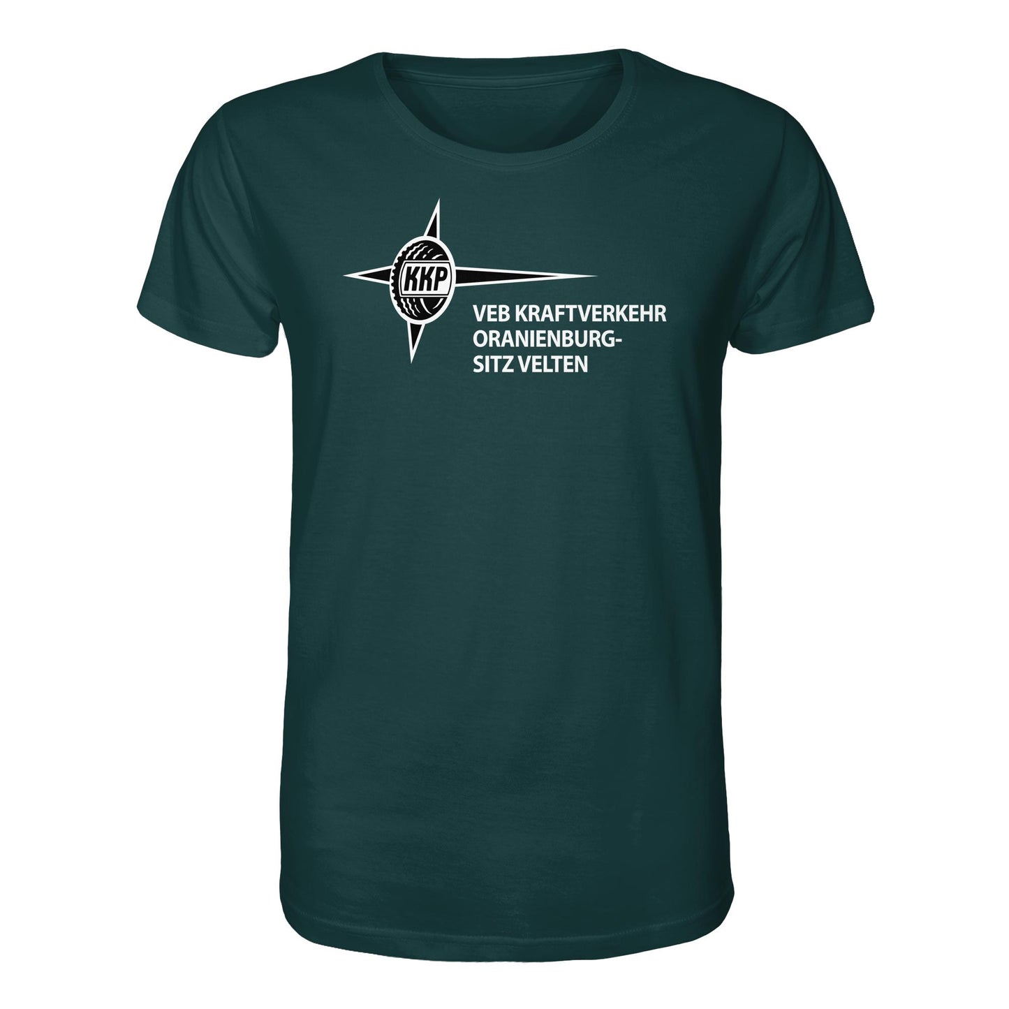 DDR Ostalgie Bio-Shirt Unisex • VEB KRAFTVERKEHR ORANIENBURG