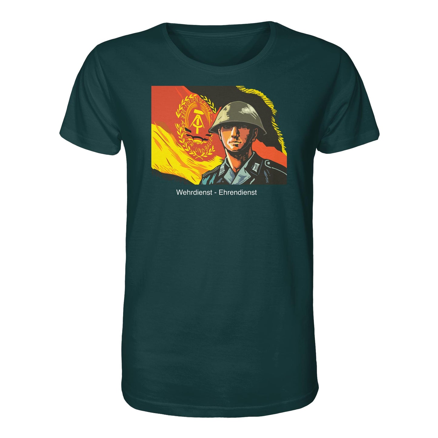 DDR Ostalgie Bio-Shirt Unisex • NVA WEHRDIENST - EHRENDIENST