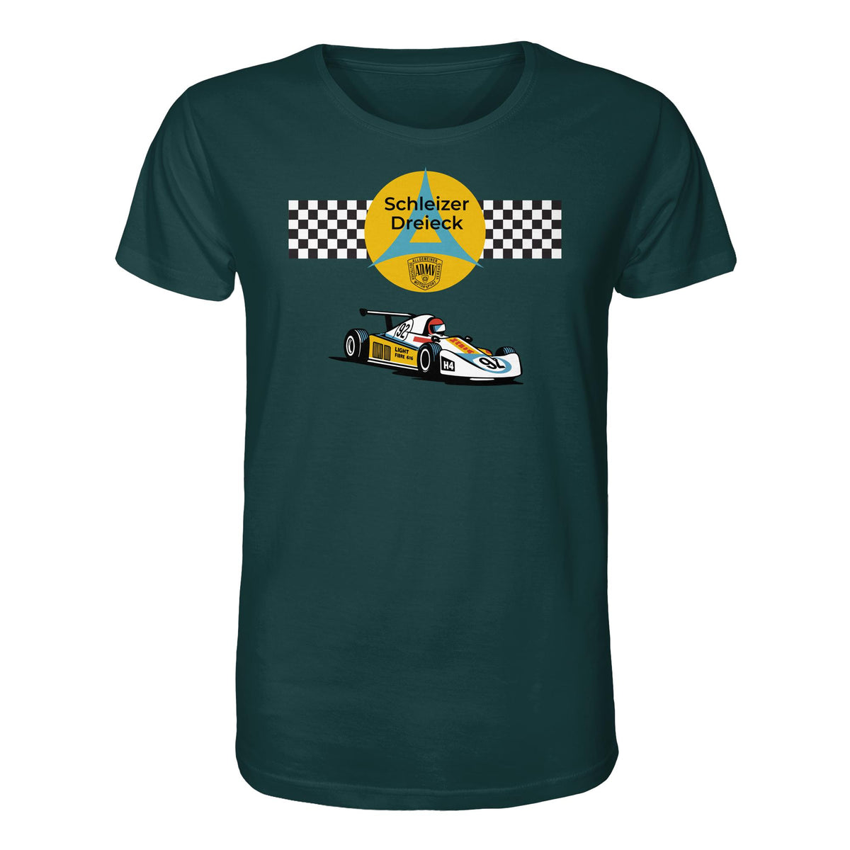 DDR Ostalgie Bio-Shirt Unisex • SCHLEIZER DREIECK DDR (ORIGINAL-WIMPEL)