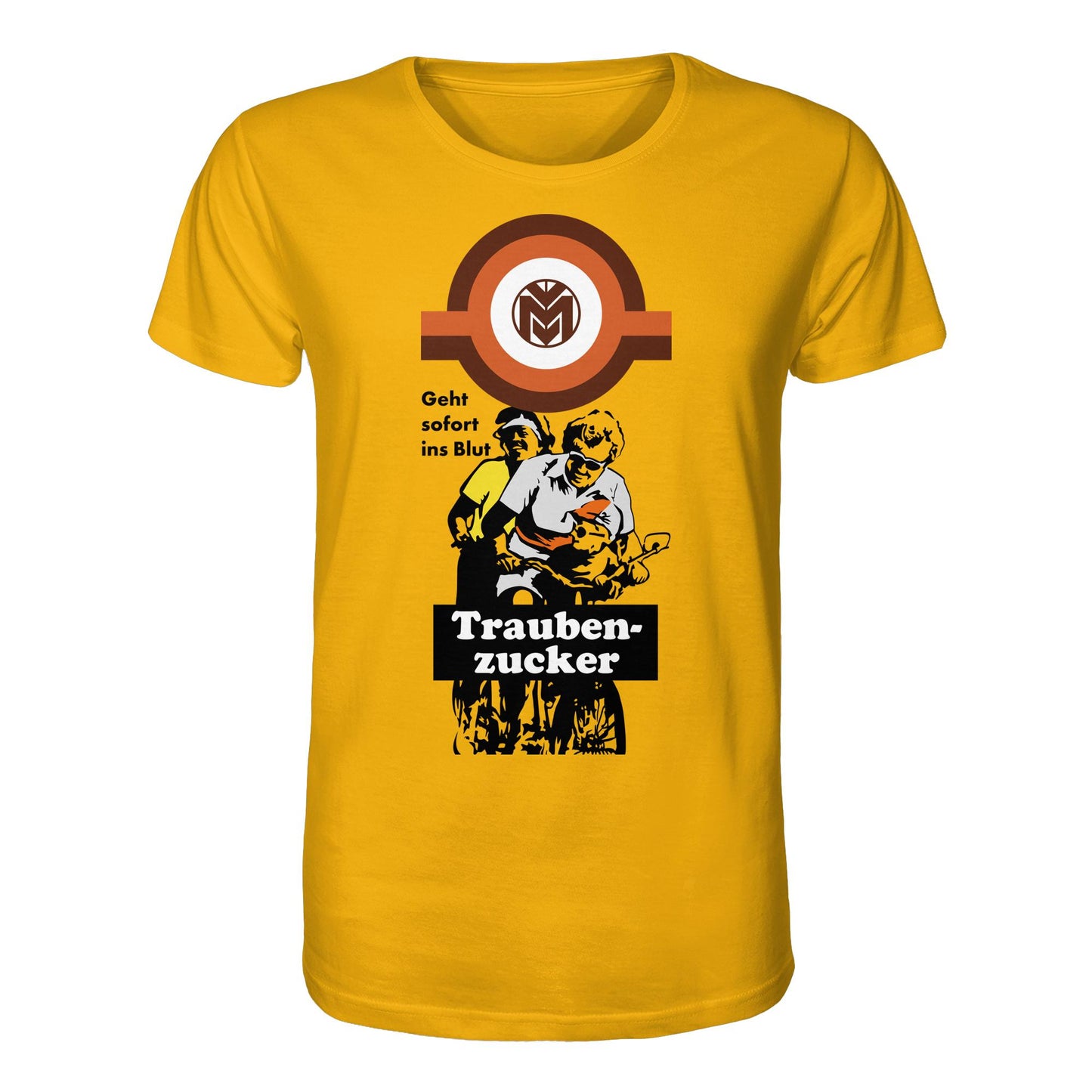 DDR Ostalgie Bio-Shirt Unisex • TRAUBENZUCKER - GEHT SOFORT INS BLUT