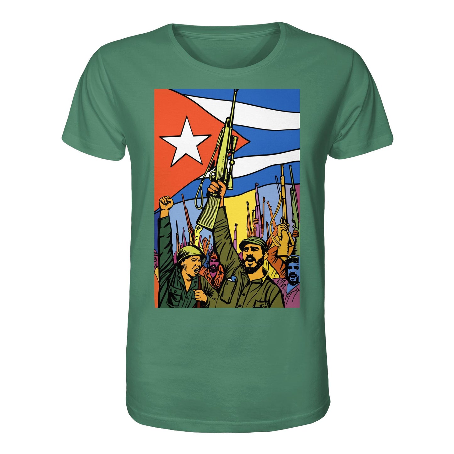 DDR Ostalgie Bio-Shirt Unisex • KUBANISCHE REVOLUTION (ORIGINAL POSTER)