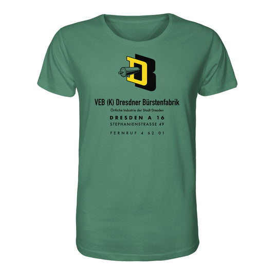 DDR Ostalgie Bio-Shirt Unisex • VEB DRESDNER BÜRSTENFABRIK