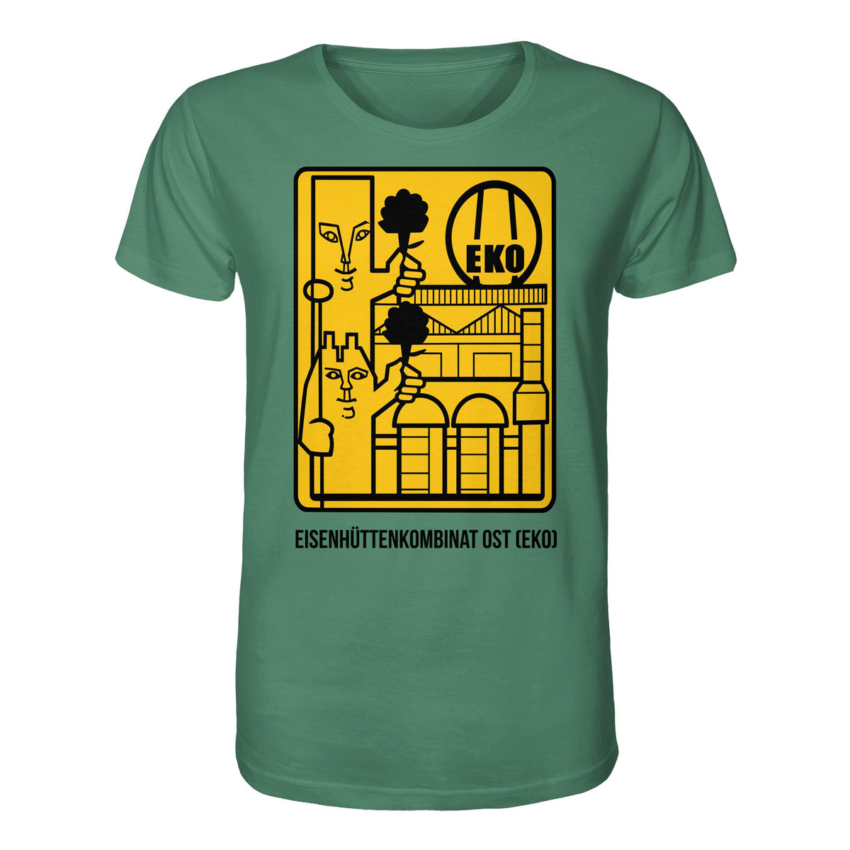 DDR Ostalgie Bio-Shirt Unisex • EISENHÜTTENKOMBINAT OST (EKO)