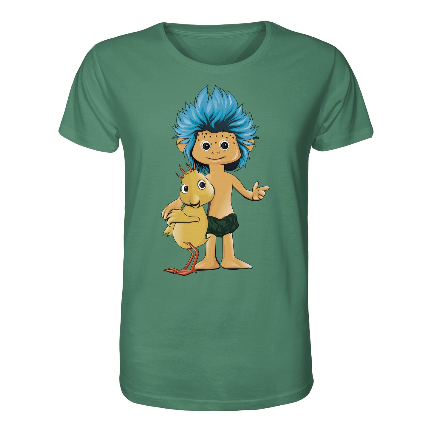 DDR Ostalgie Bio-Shirt Unisex • UNSER SANDMÄNNCHEN - PLUMPS & KÜKEN