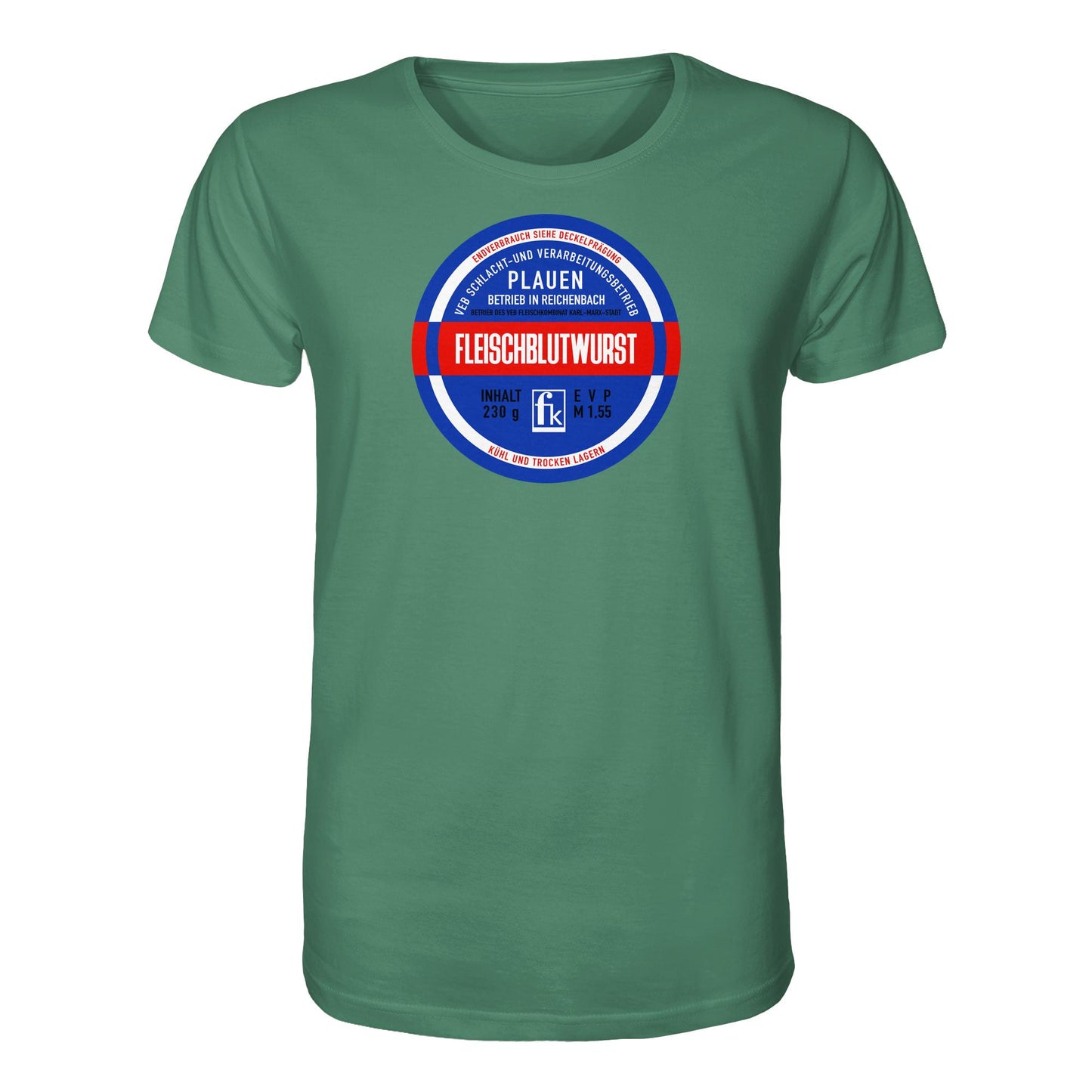 ORGANIC BIO SHIRT UNISEX • FLEISCHBLUTWURST KONSERVE - PLAUEN