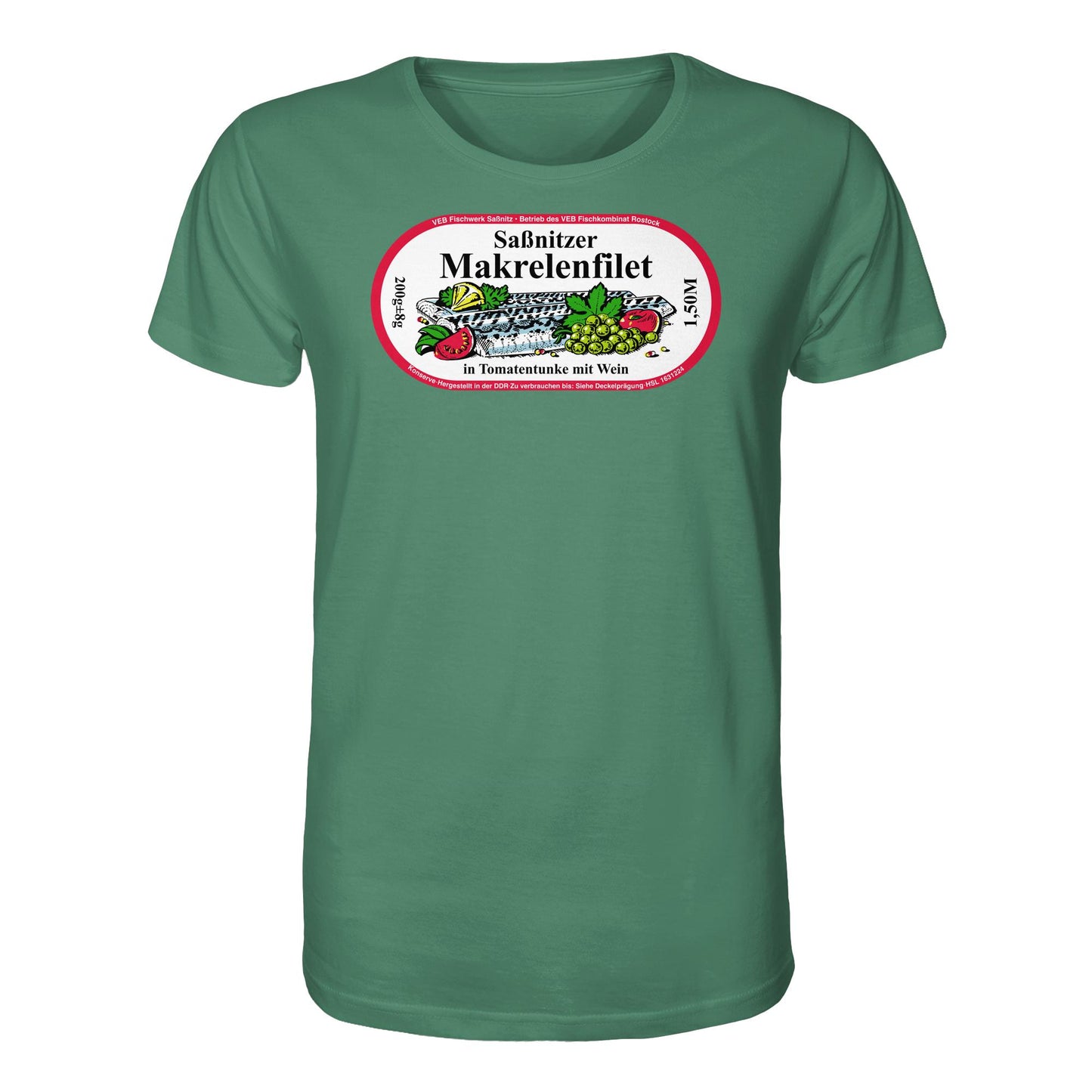 ORGANIC BIO SHIRT UNISEX • SASSNITZER MAKRELENFILET - VEB FISCHWERK