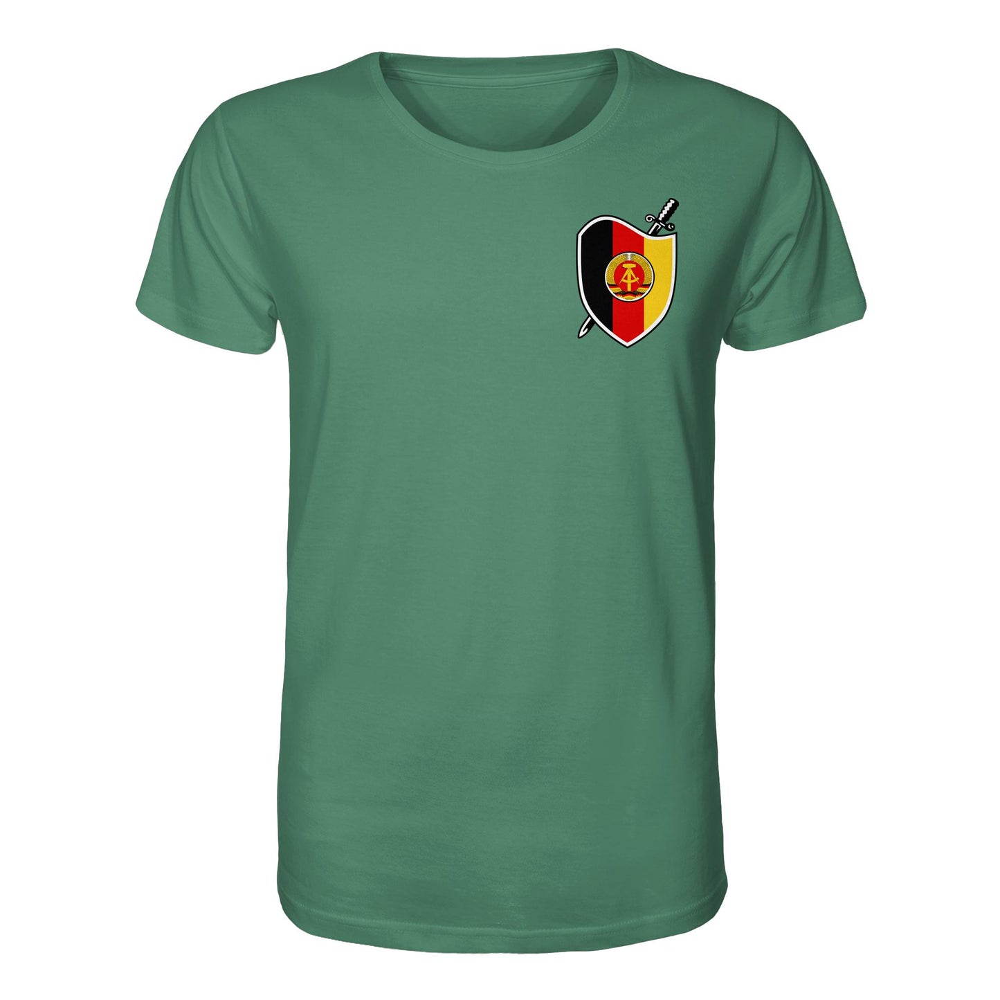 DDR Ostalgie Bio-Shirt Unisex • SIGNÉ STAATSSICHERHEIT (BRUST)