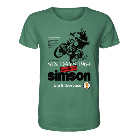 ORGANIC BIO SHIRT UNISEX • SIMSON GEWINNT SILBERVASE - SIX DAYS 1964