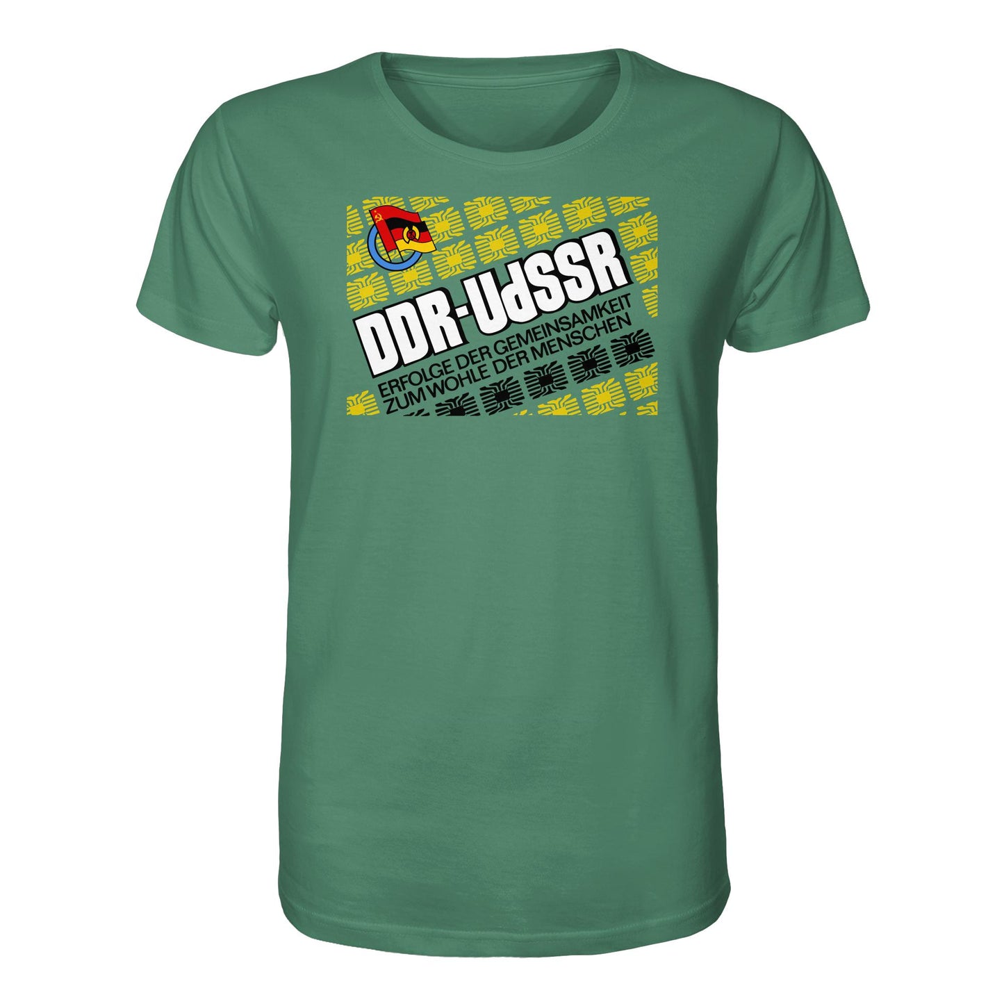DDR Ostalgie Bio-Shirt Unisex • DDR - UDSSR: ERFOLGE DER GEMEINSAMKEIT
