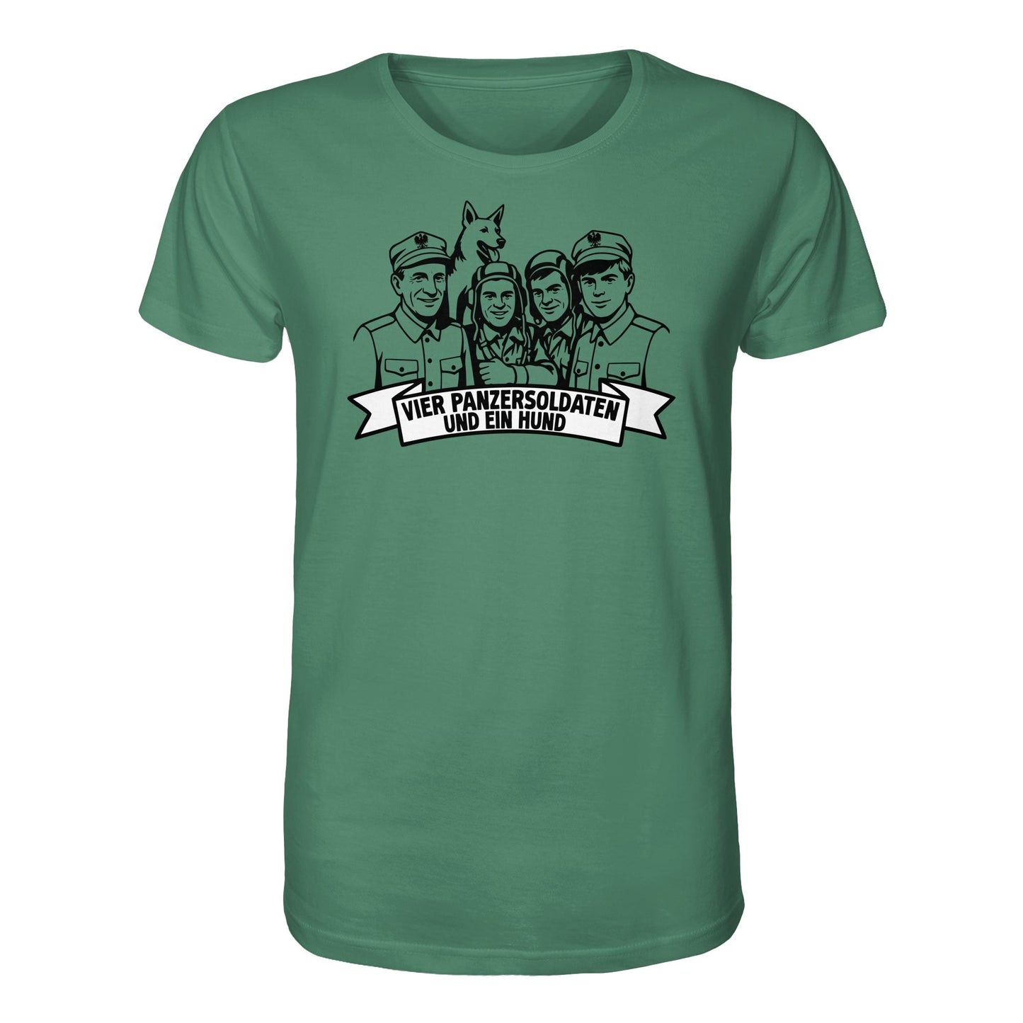 ORGANIC BIO SHIRT UNISEX • VIER PANZERSOLDATEN UND EIN HUND