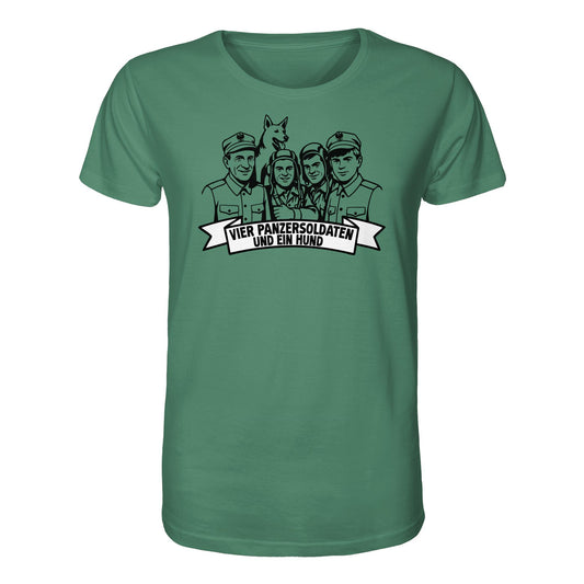 ORGANIC BIO SHIRT UNISEX • VIER PANZERSOLDATEN UND EIN HUND