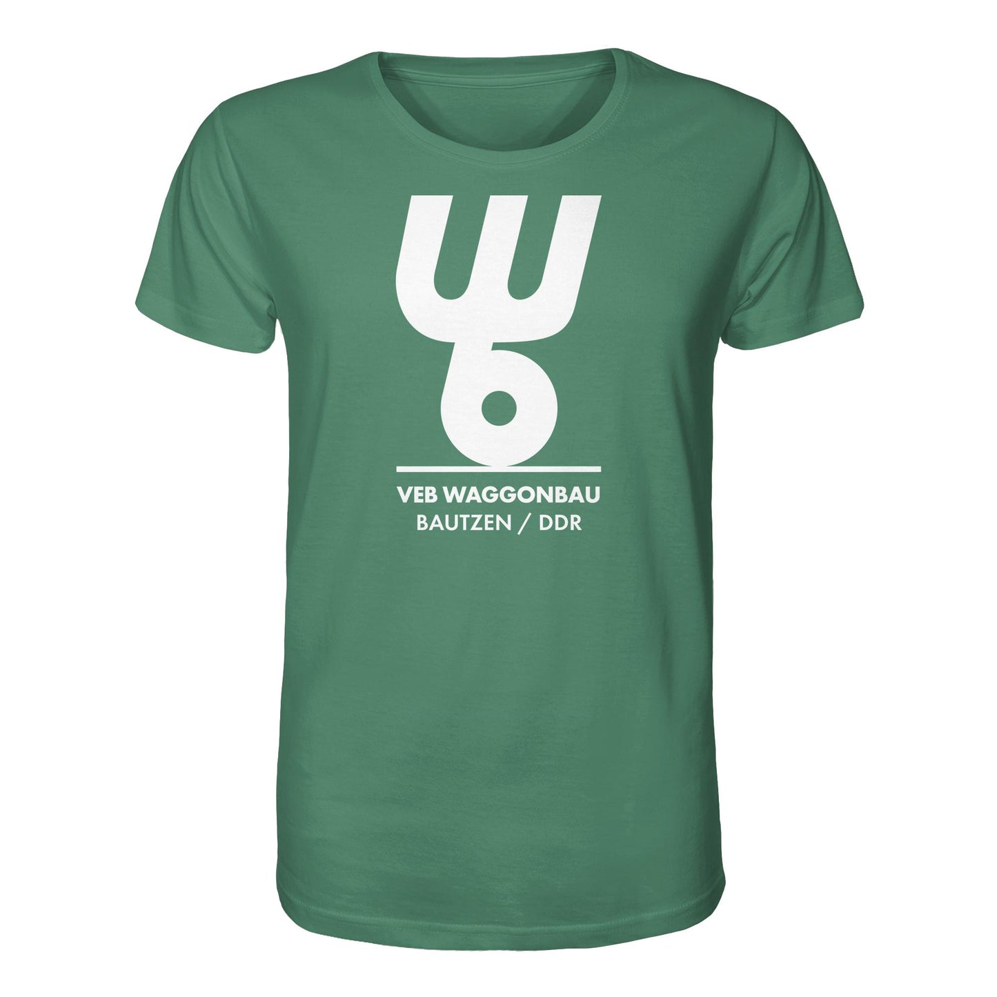 DDR Ostalgie Bio-Shirt Unisex • VEB WAGGONBAU BAUTZEN