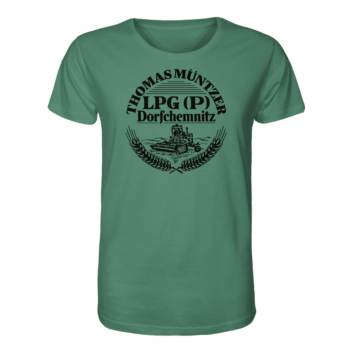 DDR Ostalgie Bio-Shirt Unisex • LPG THOMAS MÜNTZER DORFCHEMNITZ