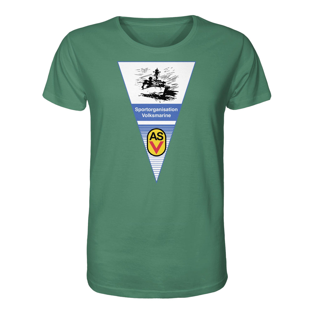 DDR Ostalgie Bio-Shirt Unisex •  ASV SPORTORGANISATION VOLKSMARINE