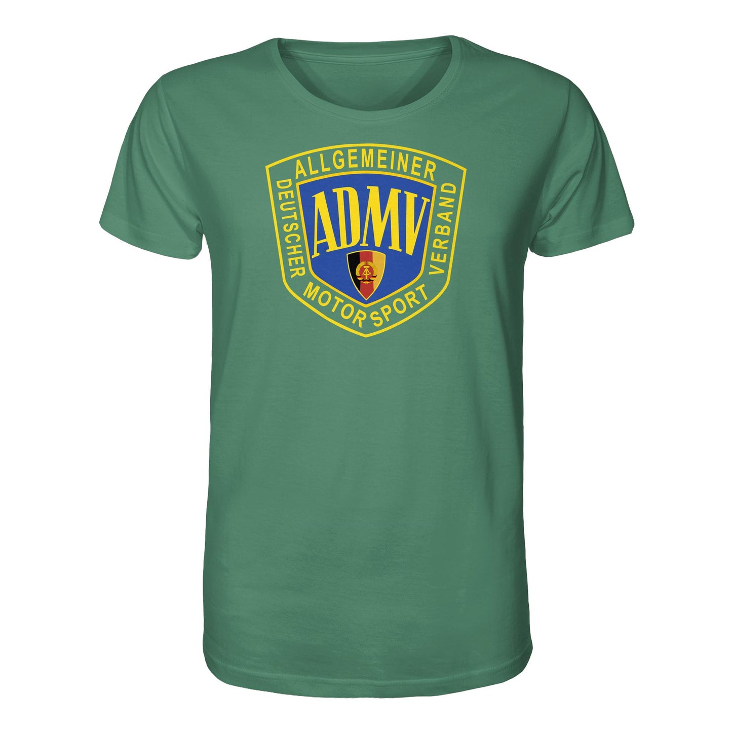 DDR Ostalgie Bio-Shirt Unisex • ADMV MOTORSPORTVERBAND DER DDR