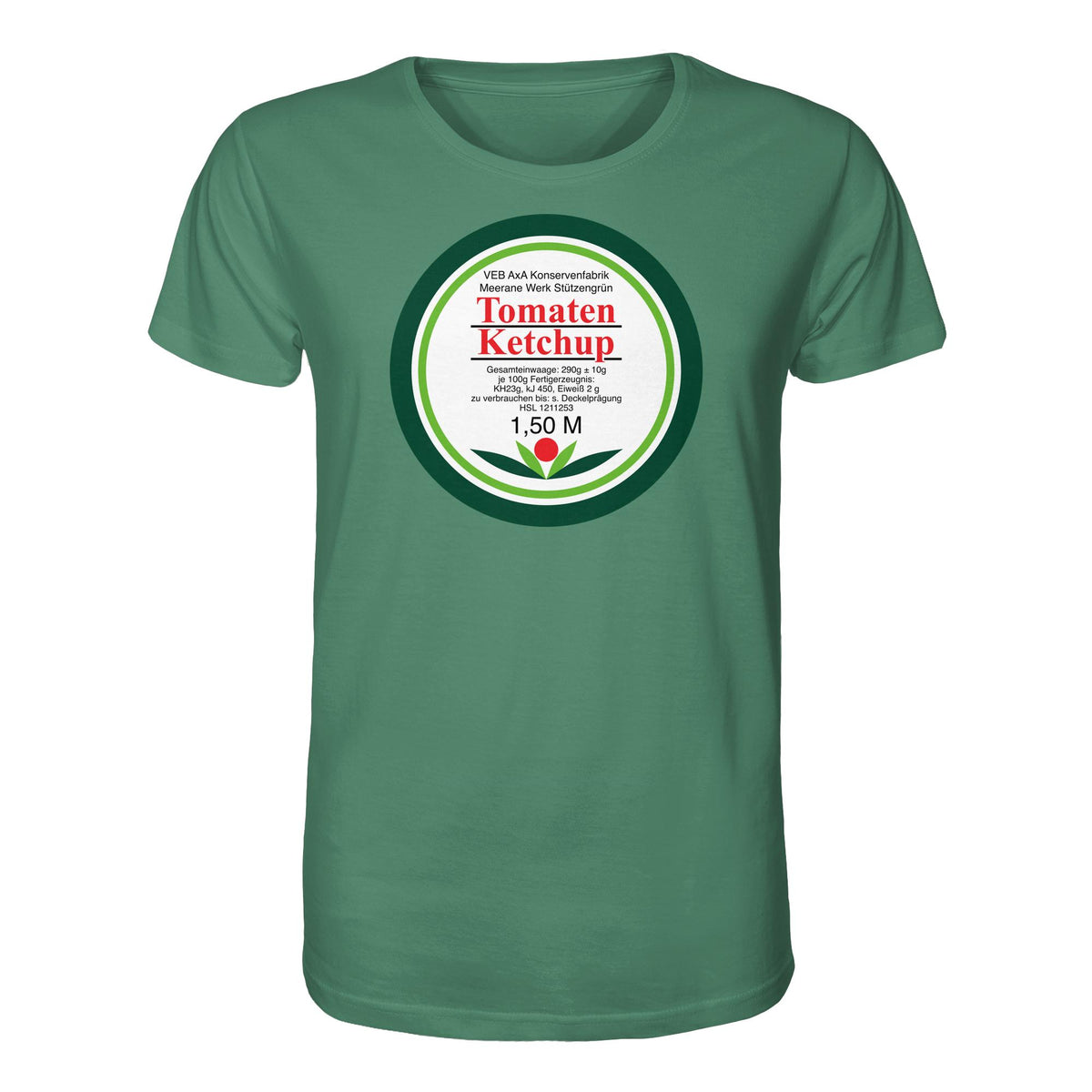 DDR Ostalgie Bio-Shirt Unisex • VEB AXA KONSERVEN MEERANE - TOMATEN-KETCHUP
