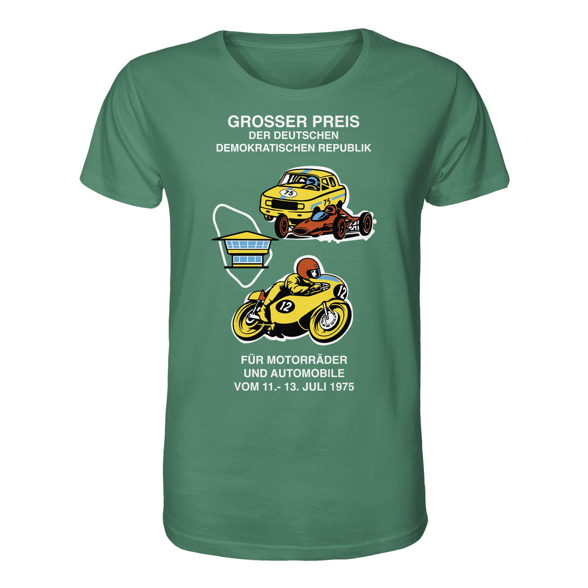 DDR Ostalgie Bio-Shirt Unisex • GROSSER PREIS DER DDR 1975