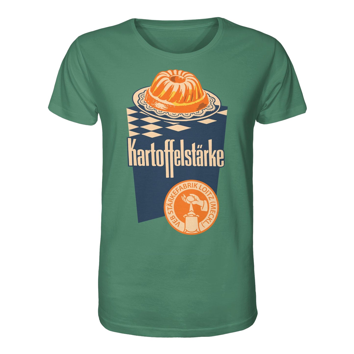 DDR Ostalgie Bio-Shirt Unisex • VEB KARTOFFELSTÄRKE - VEB STÄRKEFABRIK LOITZ
