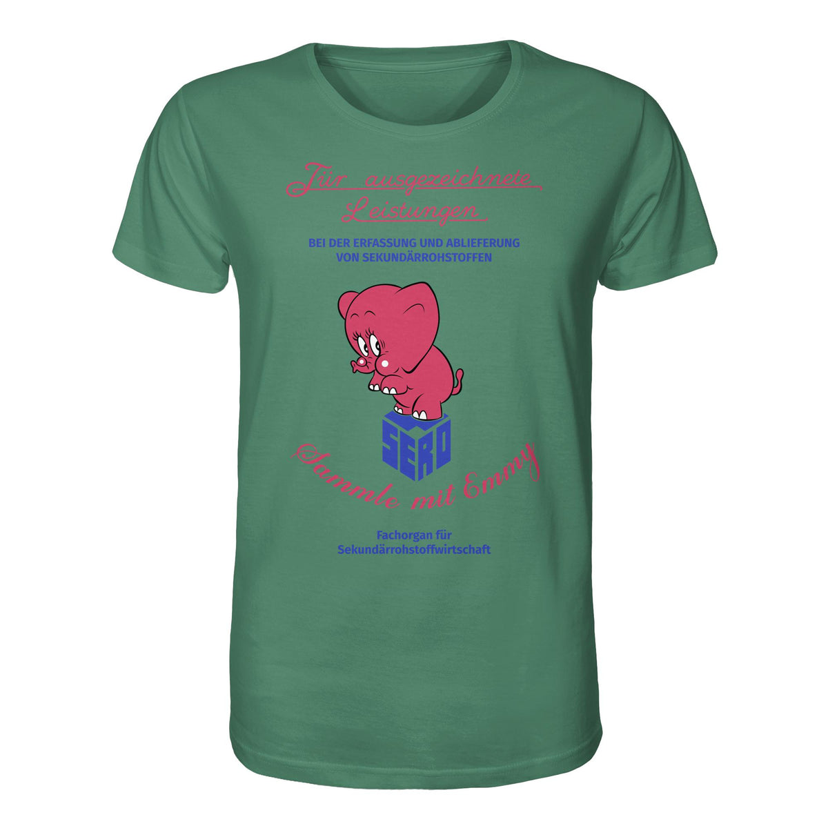 DDR Ostalgie Bio-Shirt Unisex • FÜR AUSGEZEICHNETE LEISTUNGEN - SERO EMMY (ORIGINAL-WIMPEL)