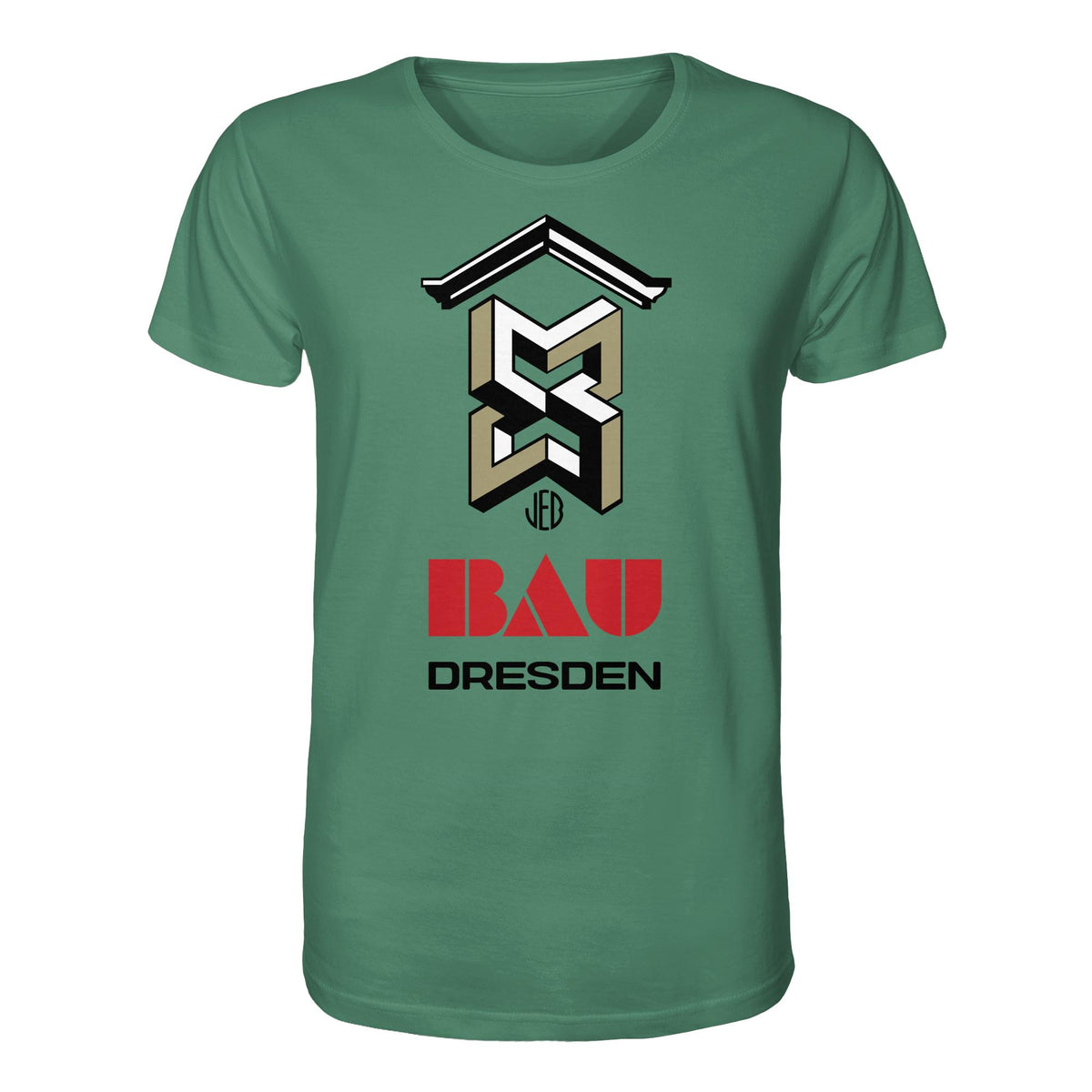 DDR Ostalgie Bio-Shirt Unisex • VEB BAU DRESDEN
