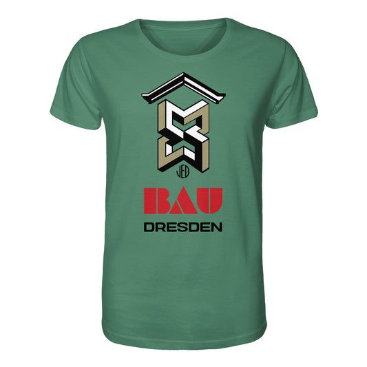 DDR Ostalgie Bio-Shirt Unisex • VEB BAU DRESDEN