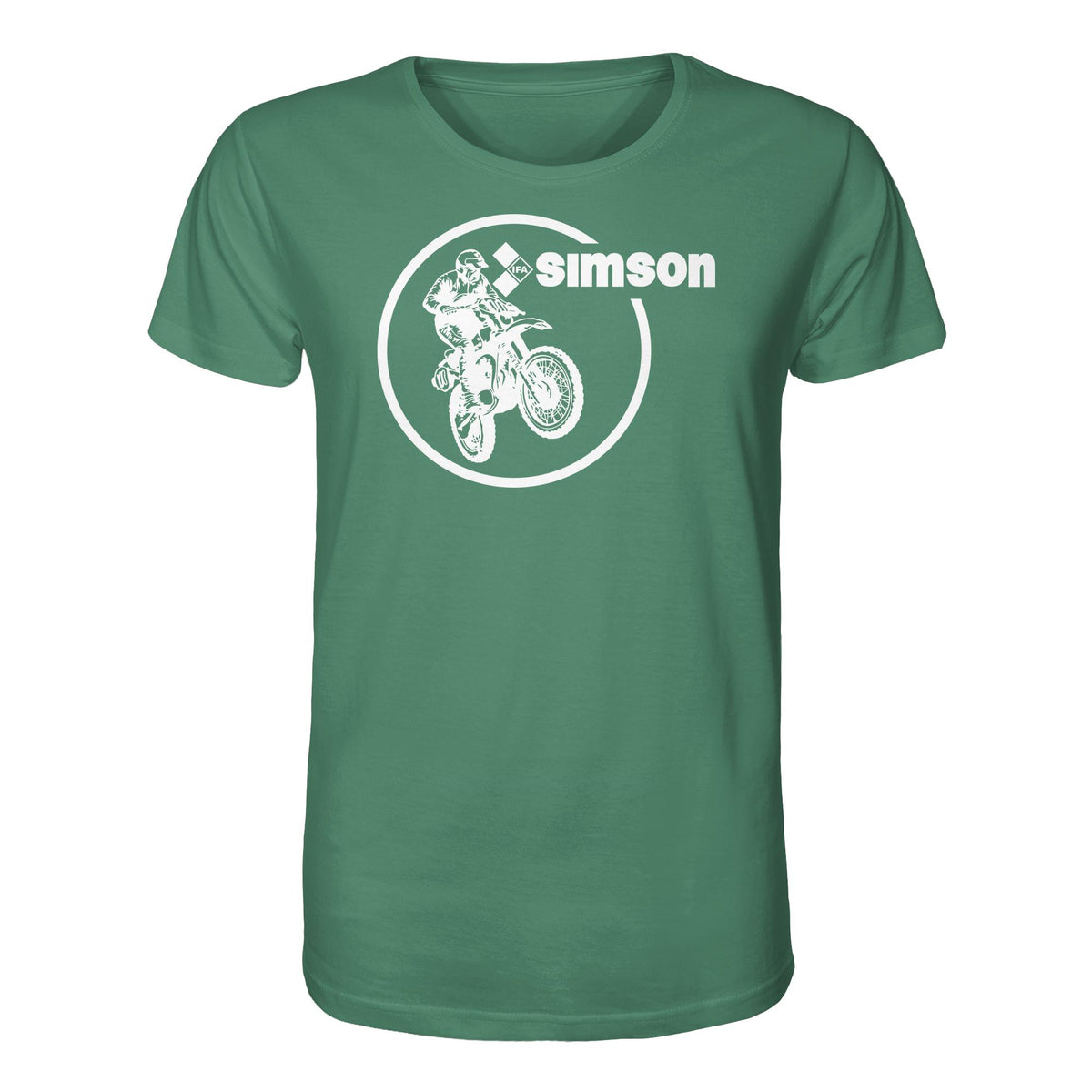 DDR Ostalgie Bio-Shirt Unisex • IFA SIMSON CROSS (ORIGINAL NICKI MOTIV)