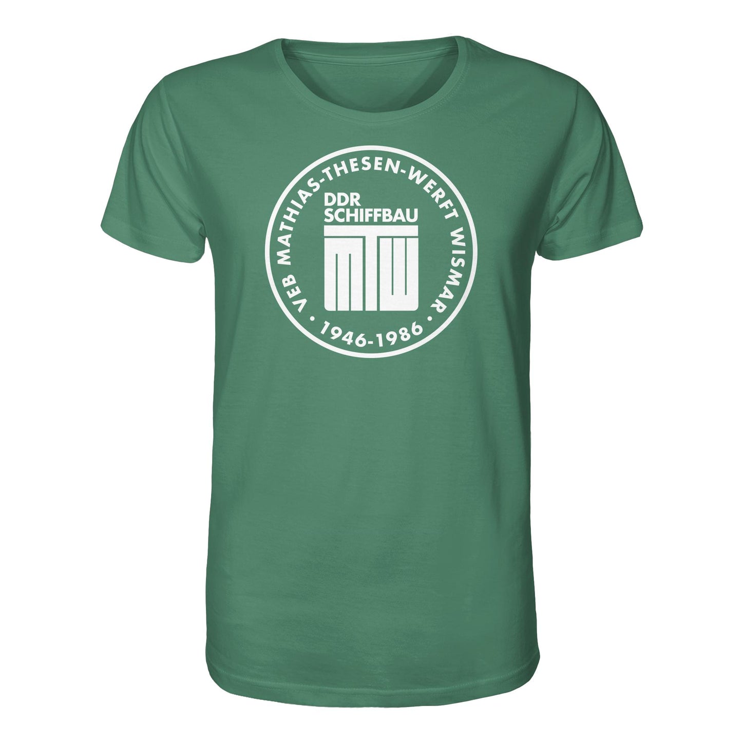 DDR Ostalgie Bio-Shirt Unisex • MATHIAS-THESEN-WERFT WISMAR