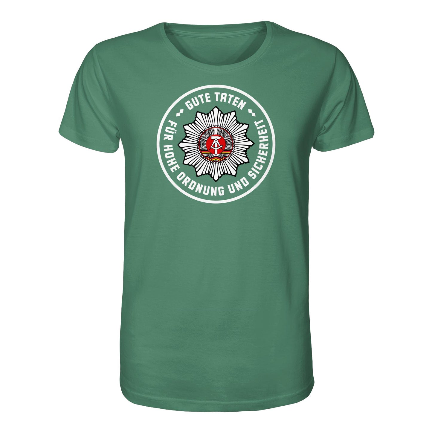 DDR Ostalgie Bio-Shirt Unisex • ABZEICHEN VOLKSPOLIZEI FÜR JUNGE PIONIERE