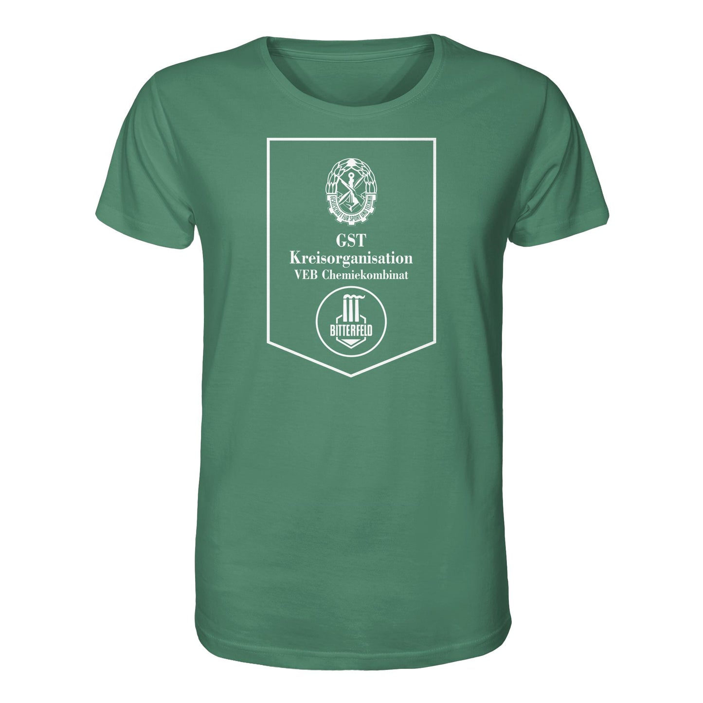 DDR Ostalgie Bio-Shirt Unisex • GST DES VEB CHEMIEKOMBINAT BITTERFELD