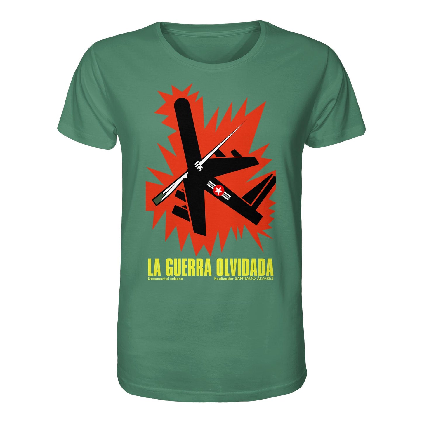DDR Ostalgie Bio-Shirt Unisex • KUBA - LA GUERRA OLVIDADA (ORIGINAL POSTER)