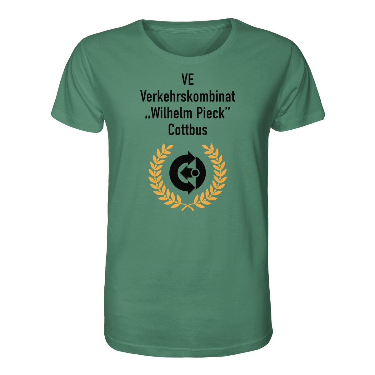 DDR Ostalgie Bio-Shirt Unisex • VE VERKEHRSKOMBINAT WILHELM PIECK COTTBUS