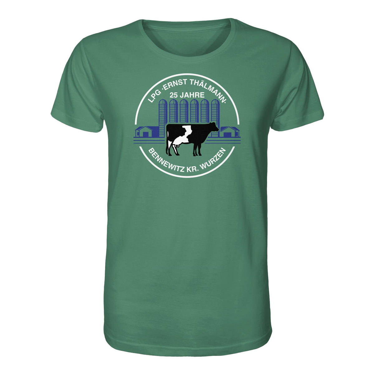 DDR Ostalgie Bio-Shirt Unisex • LPG ERNST THÄLMANN BENNEWITZ - WURZEN