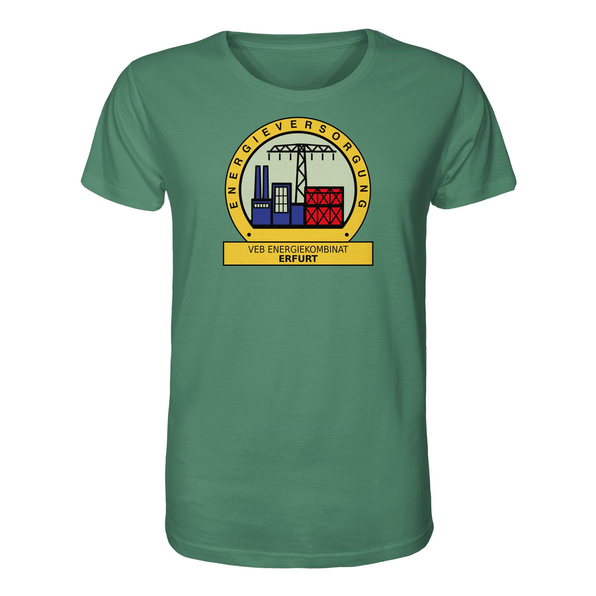 DDR Ostalgie Bio-Shirt Unisex • VEB ENERGIEKOMBINAT ERFURT