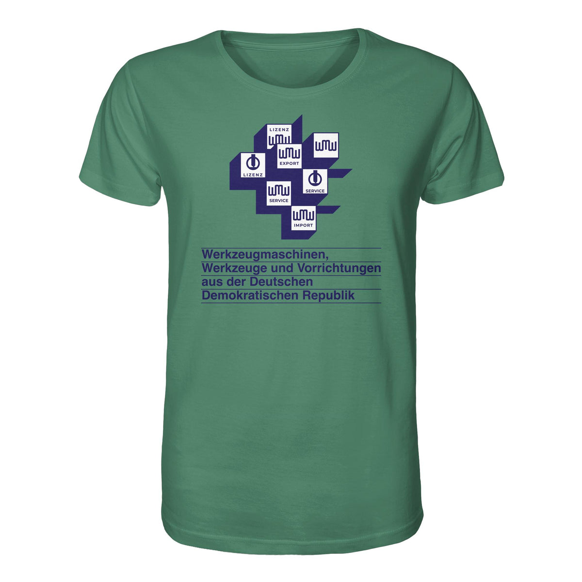 DDR Ostalgie Bio-Shirt Unisex • WMW WERKZEUGMASCHINEN DER DDR