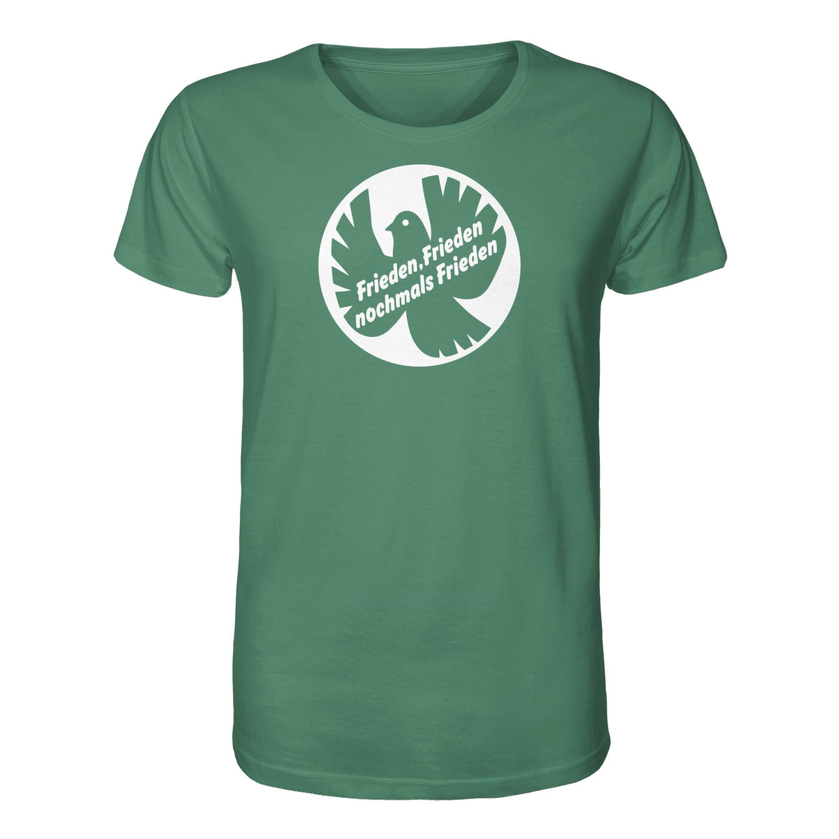 DDR Ostalgie Bio-Shirt Unisex • FRIEDEN, FRIEDEN NOCHMALS FRIEDEN (ORIGINAL BANNER)
