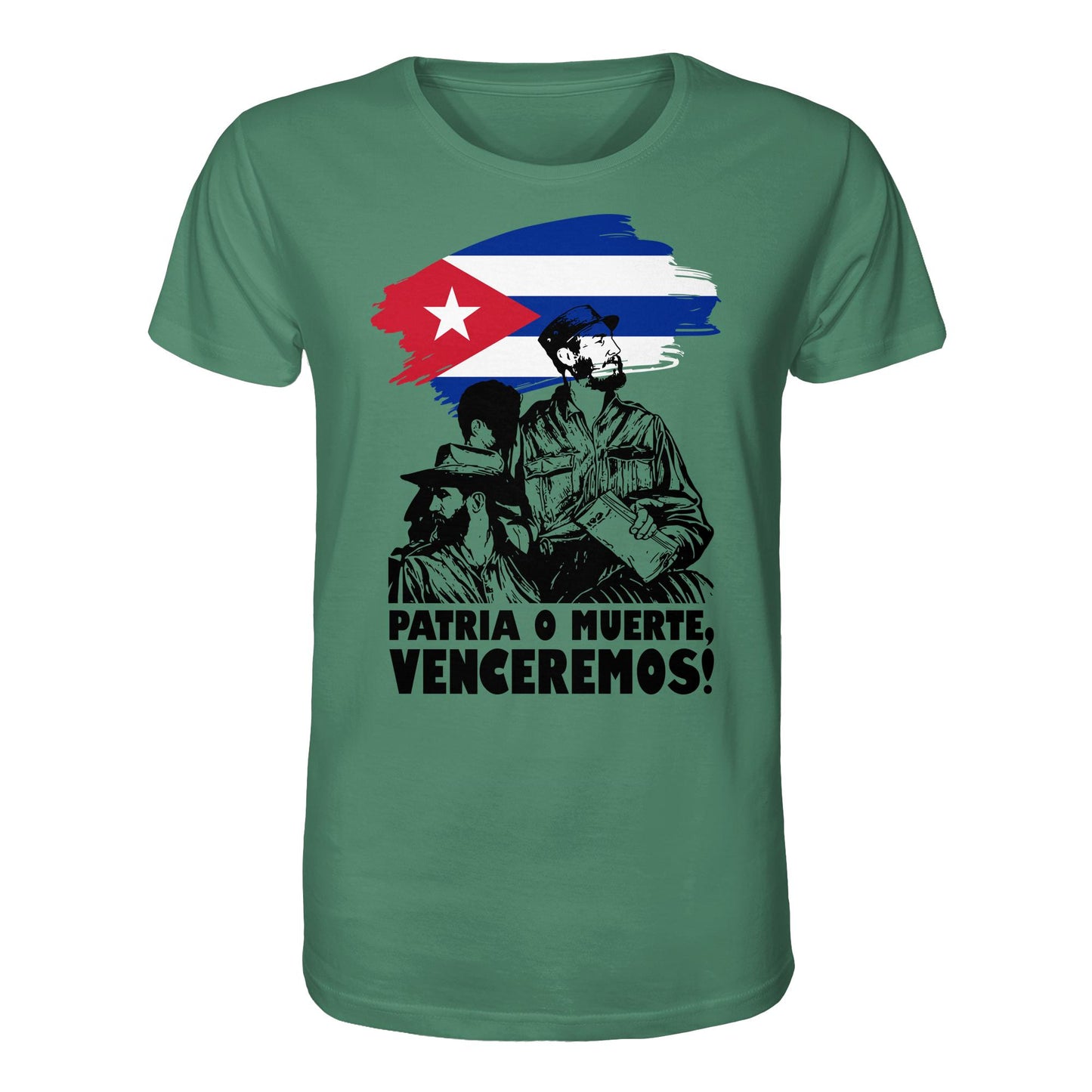DDR Ostalgie Bio-Shirt Unisex • KUBA - PATRIA O MUERTE, VENCEREMOS! (ORIGINAL PLAKAT)