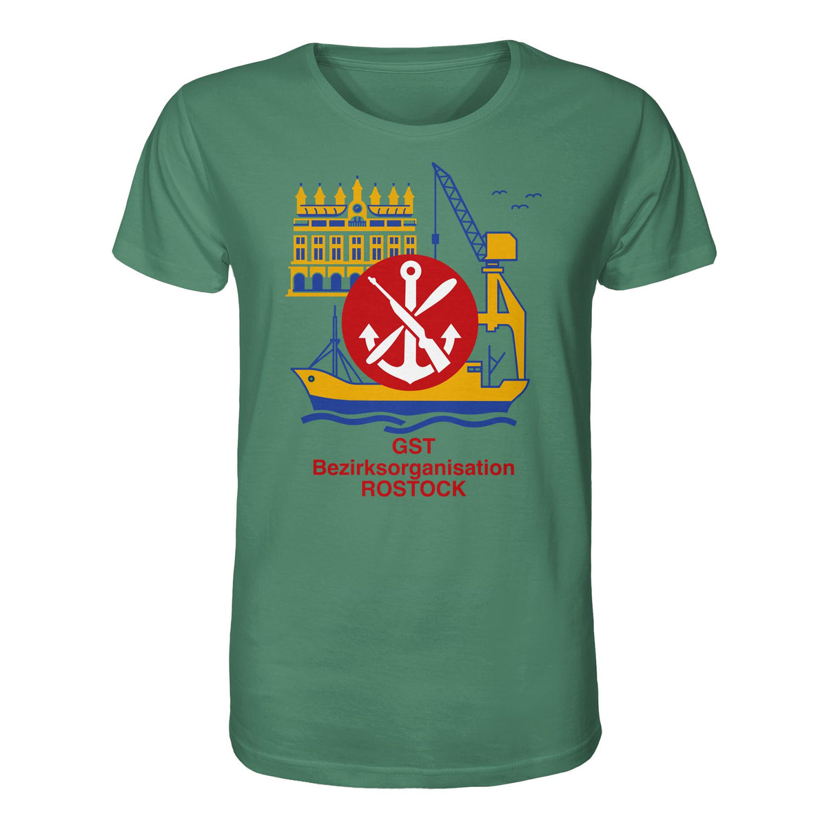 DDR Ostalgie Bio-Shirt Unisex • GST ROSTOCK