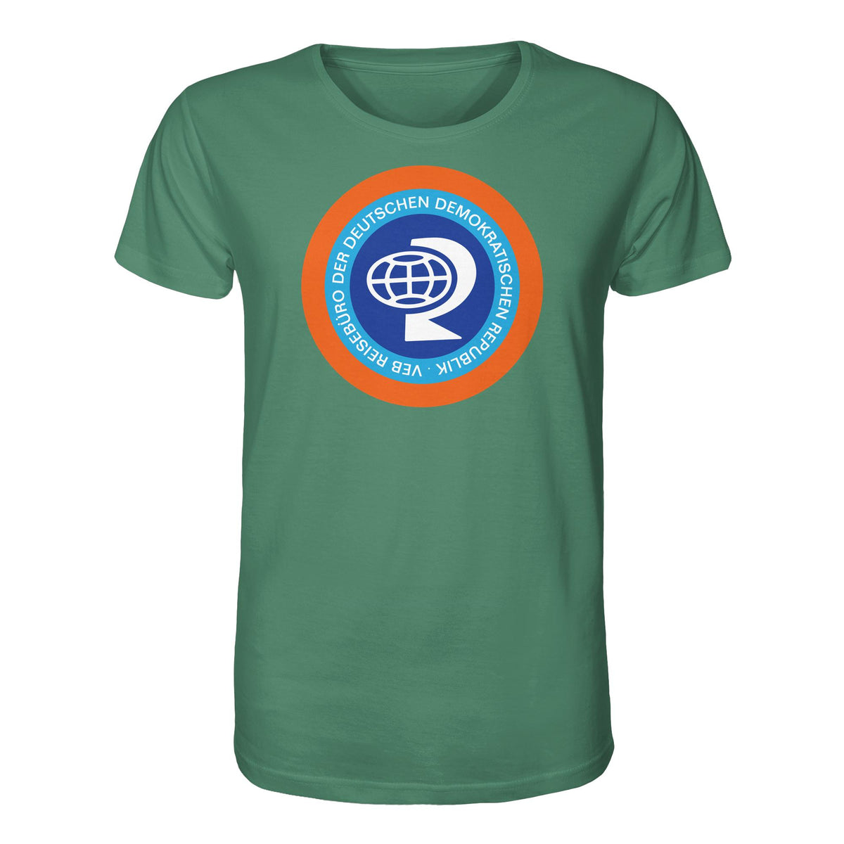 DDR Ostalgie Bio-Shirt Unisex • VEB REISEBÜRO DER DDR
