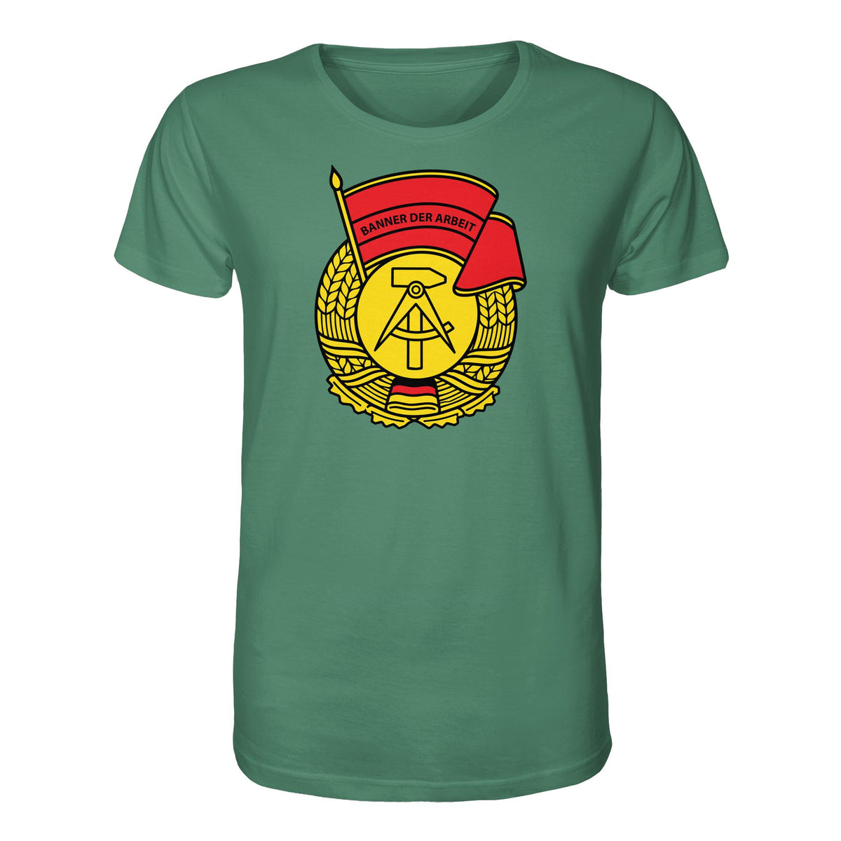 DDR Ostalgie Bio-Shirt Unisex • BANNER DER ARBEIT