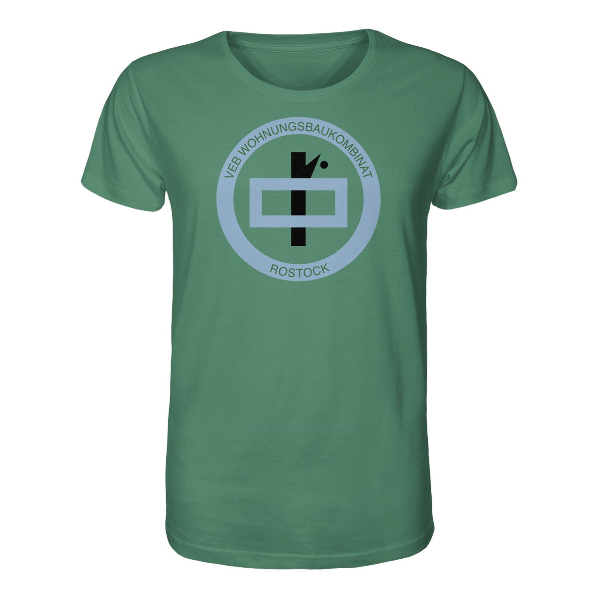DDR Ostalgie Bio-Shirt Unisex • VEB WOHNUNGSBAUKOMBINAT ROSTOCK