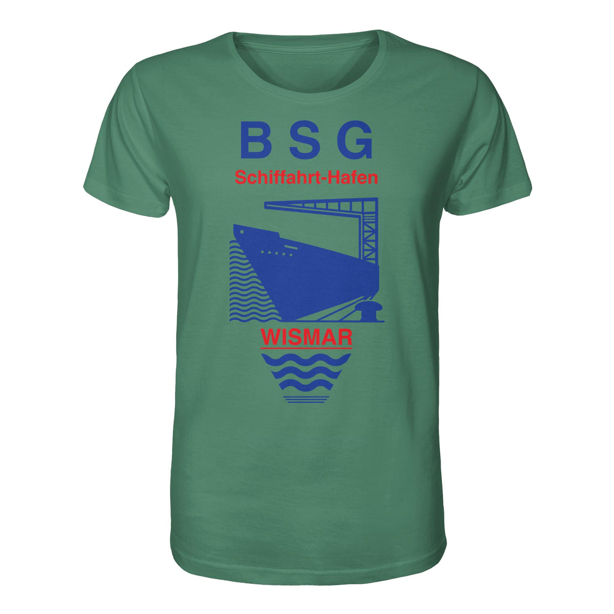 DDR Ostalgie Bio-Shirt Unisex • BSG SCHIFFAHRT HAFEN WISMAR