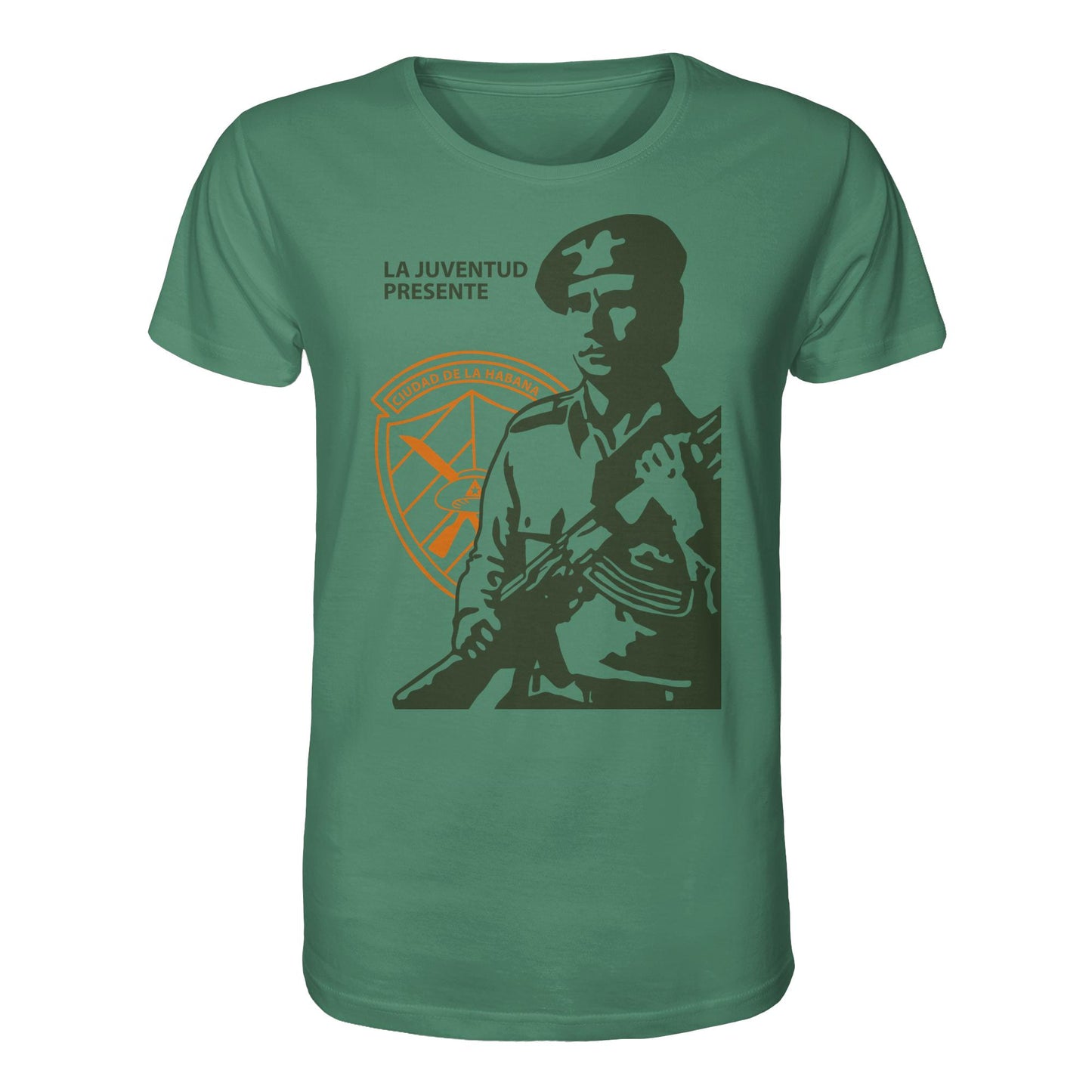 DDR Ostalgie Bio-Shirt Unisex • LA JUVENTUD PRESENTE CIUDAD DE LA HABANA (DIE JUGEND HAVANNAS IST AKTIV)