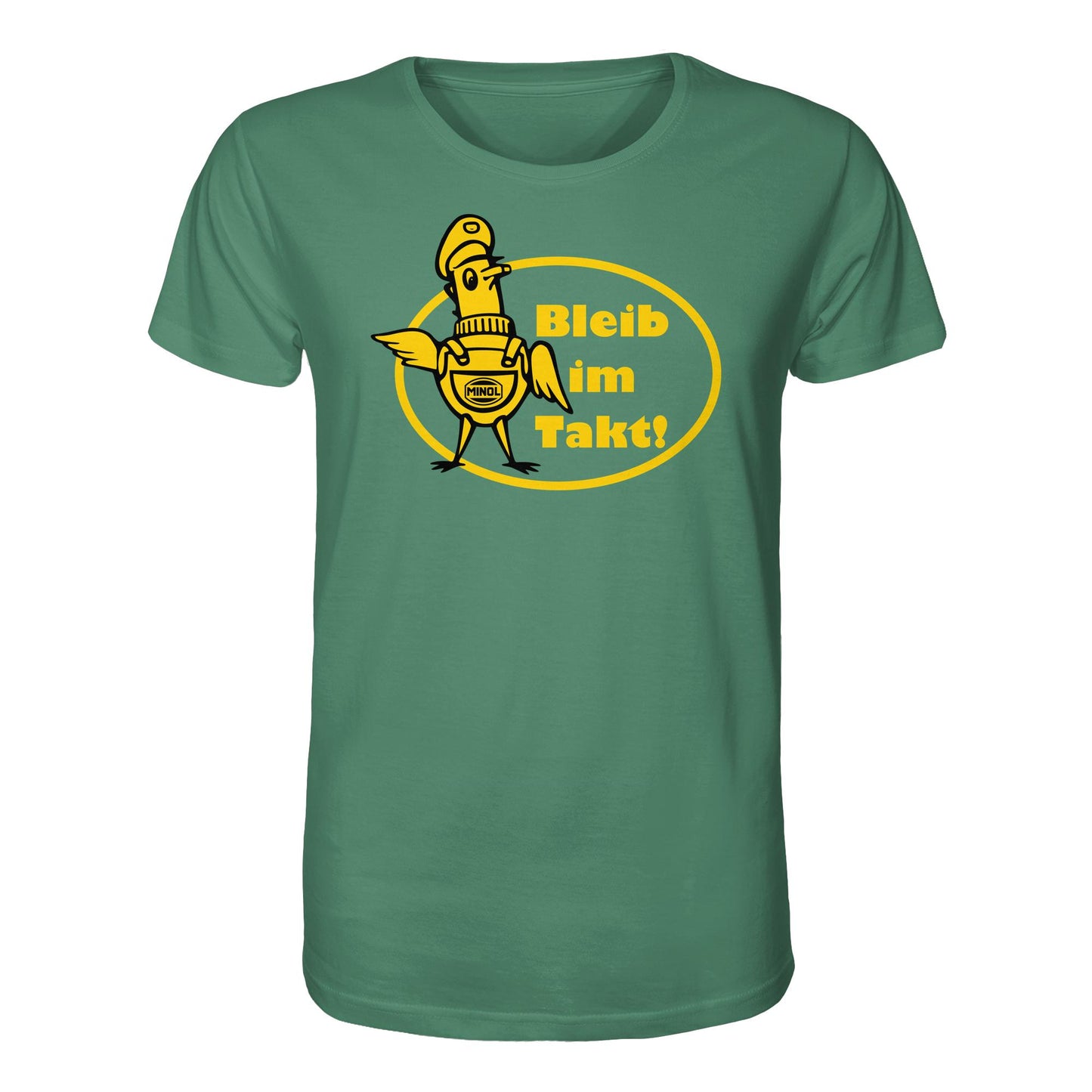 DDR Ostalgie Bio-Shirt Unisex • MINOL - BLEIB IM TAKT